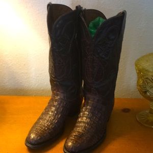Cowtown 7475 crocodile boots. 8.5D